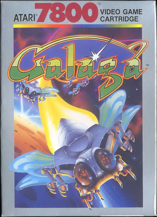 Galaga (Europe) 7800 Game Cover